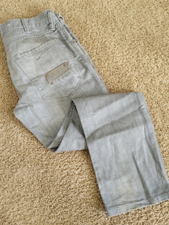 H&M Other - H&M x Sliq Slim Fit Low Rise 30x30 Light Gray Jeans EUC